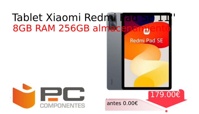 Tablet Xiaomi Redmi Pad SE 11''