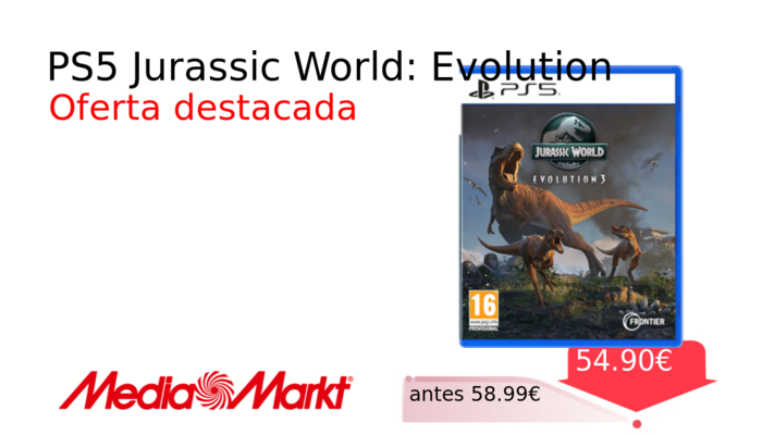 PS5 Jurassic World: Evolution