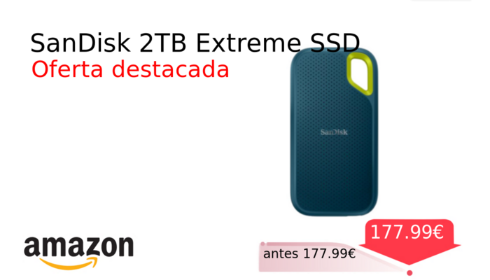 SanDisk 2TB Extreme SSD 
