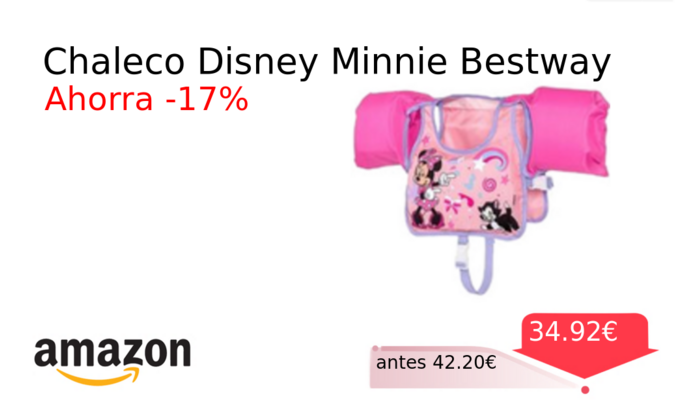Chaleco Disney Minnie Bestway