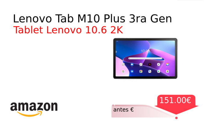 Lenovo Tab M10 Plus 3ra Gen