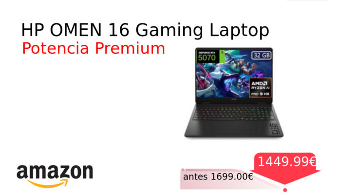 HP OMEN 16 Gaming Laptop