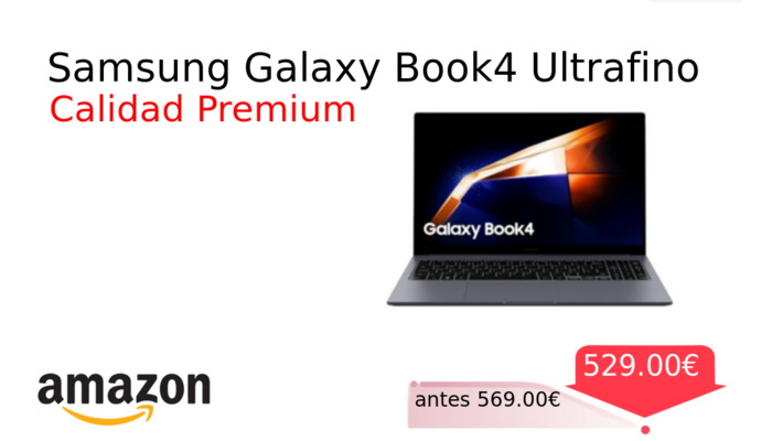 Samsung Galaxy Book4 Ultrafino