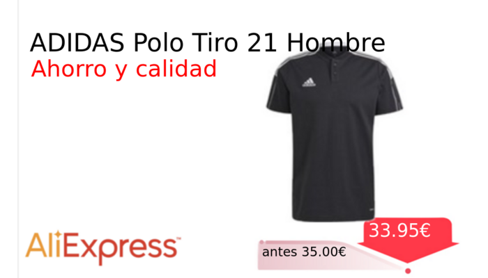 ADIDAS Polo Tiro 21 Hombre