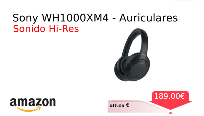 Sony WH1000XM4 - Auriculares