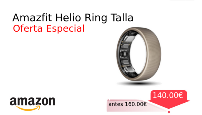 Amazfit Helio Ring Talla