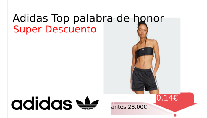 Adidas Top palabra de honor