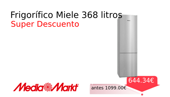 Frigorífico Miele 368 litros