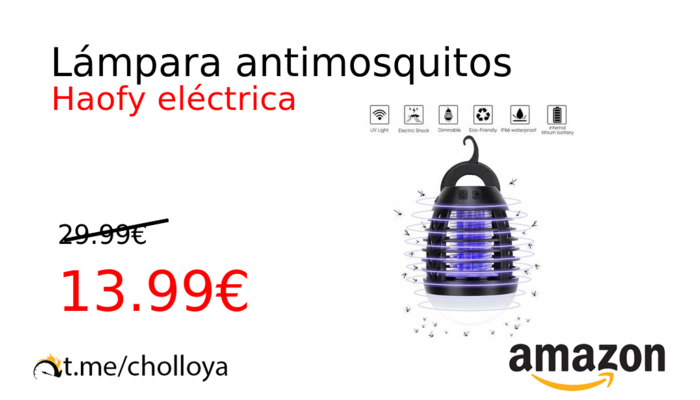 Lámpara antimosquitos