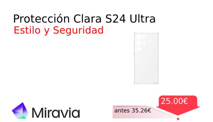 Protección Clara S24 Ultra