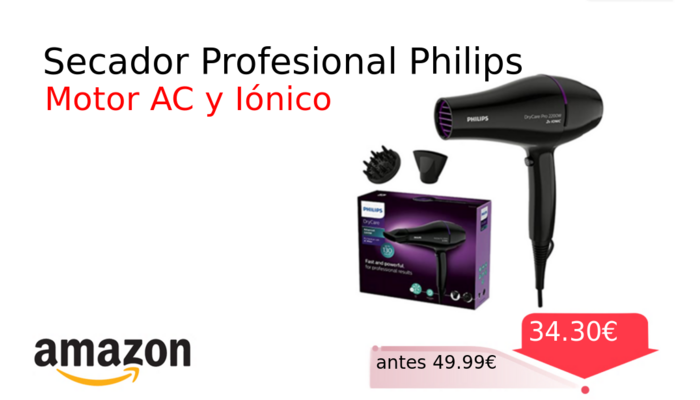 Secador Profesional Philips
