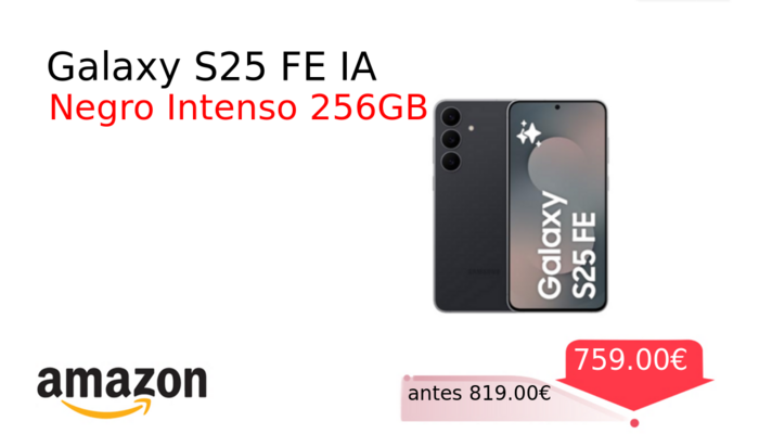 Galaxy S25 FE IA
