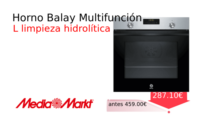 Horno Balay Multifunción