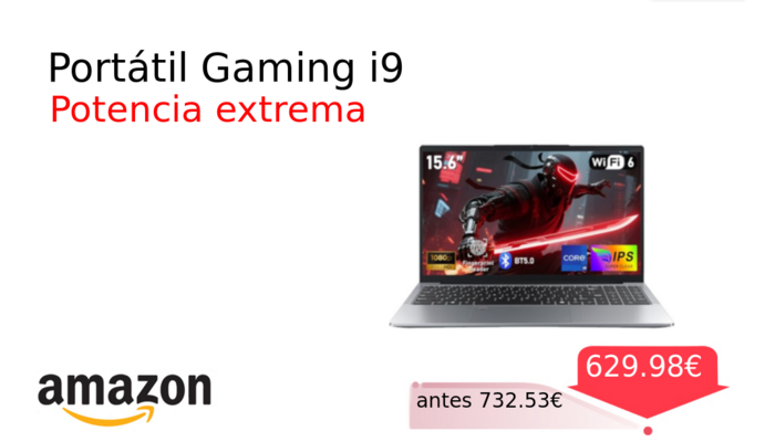 Portátil Gaming i9