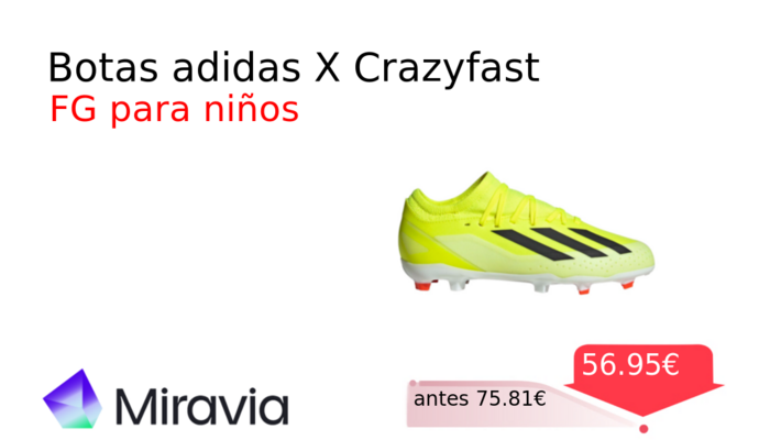 Botas adidas X Crazyfast