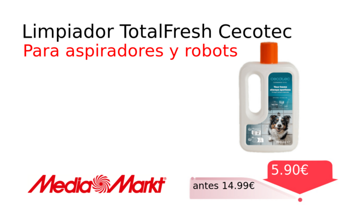 Limpiador TotalFresh Cecotec
