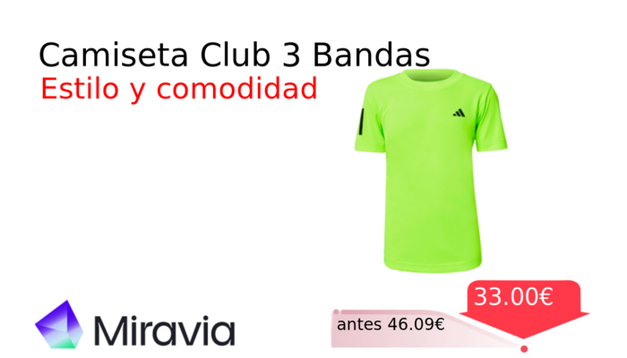 Camiseta Club 3 Bandas
