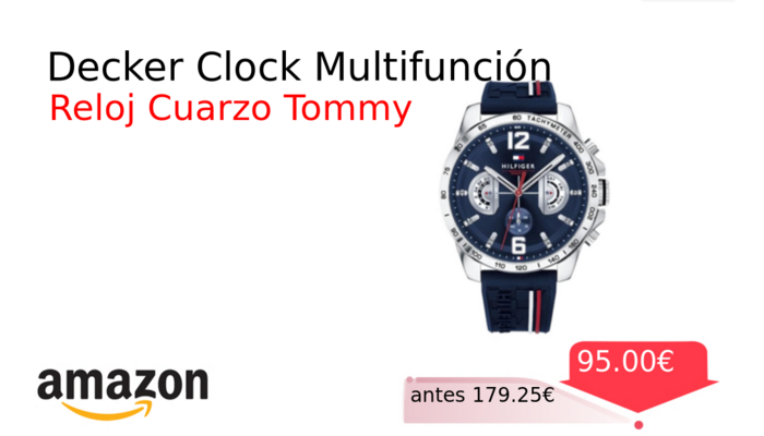 Decker Clock Multifunción