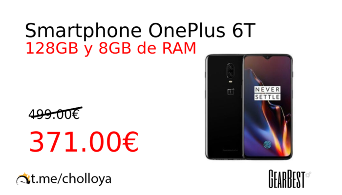 Smartphone OnePlus 6T