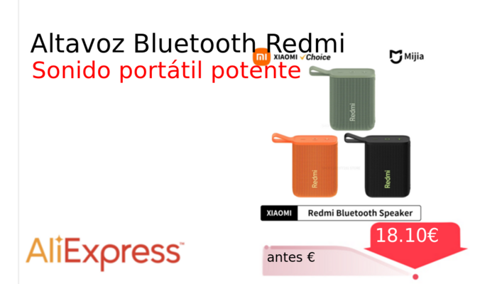 Altavoz Bluetooth Redmi