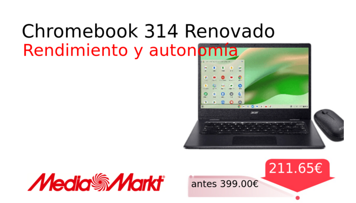 Chromebook 314 Renovado