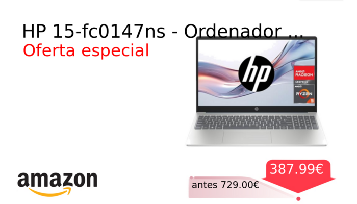 HP 15-fc0147ns - Ordenador ...