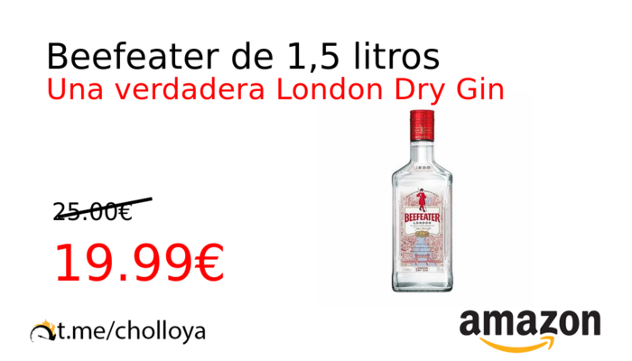 Beefeater de 1,5 litros