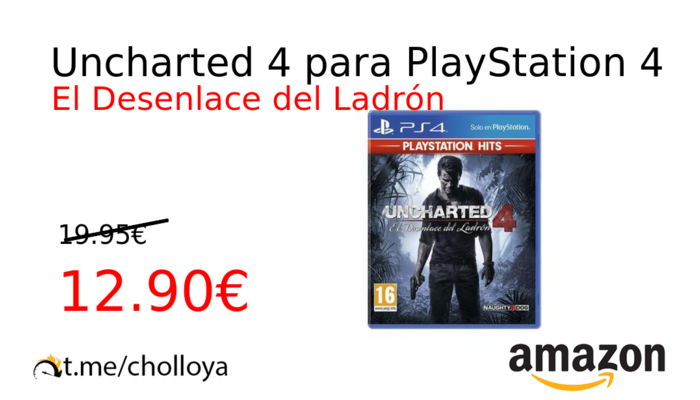 Uncharted 4 para PlayStation 4