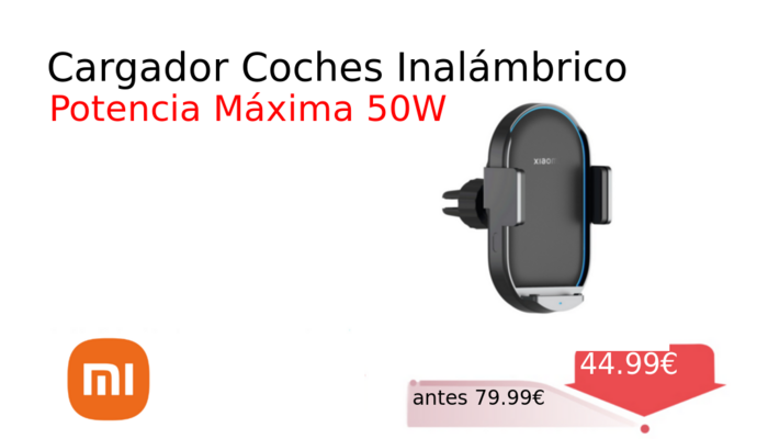 Cargador Coches Inalámbrico