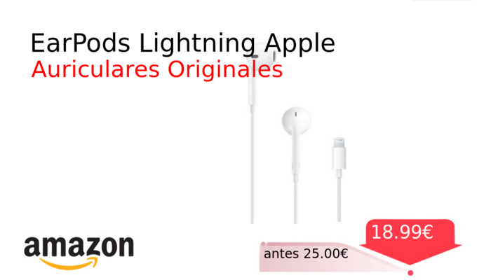 EarPods Lightning Apple
