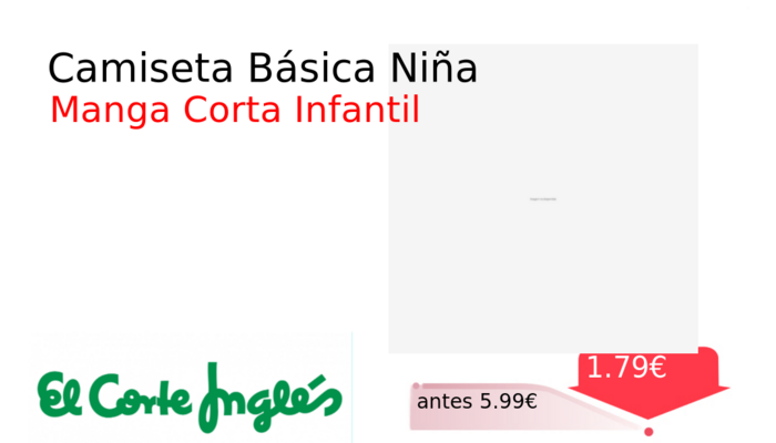 Camiseta Básica Niña