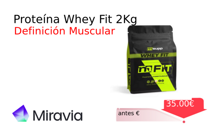Proteína Whey Fit 2Kg