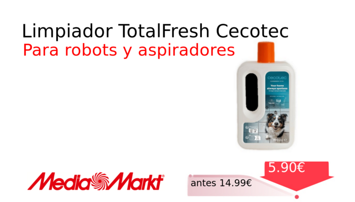 Limpiador TotalFresh Cecotec