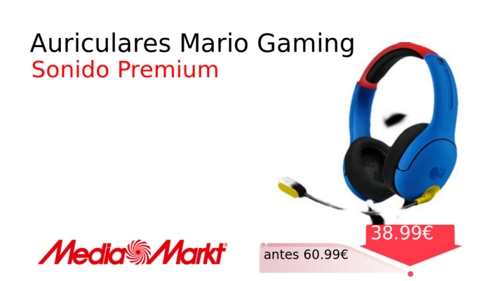 Auriculares Mario Gaming