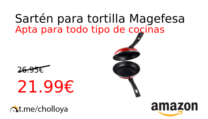 Sartén para tortilla Magefesa