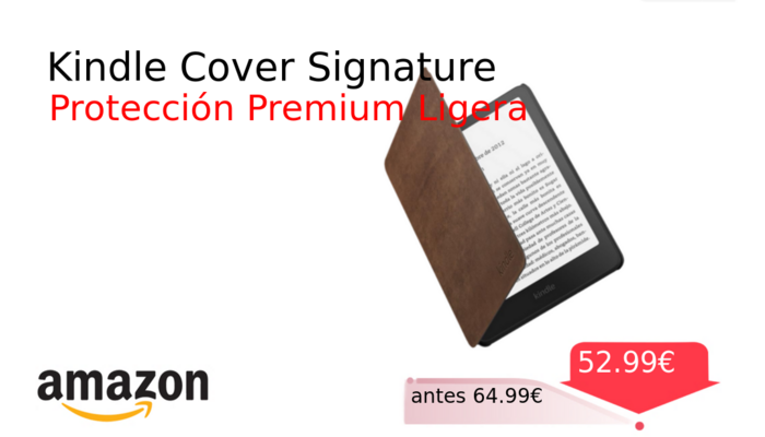 Kindle Cover Signature