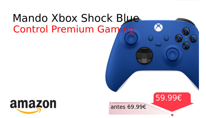 Mando Xbox Shock Blue