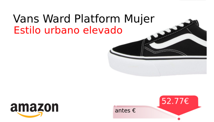 Vans Ward Platform Mujer