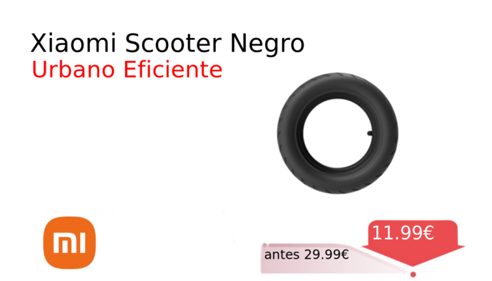 Xiaomi Scooter Negro