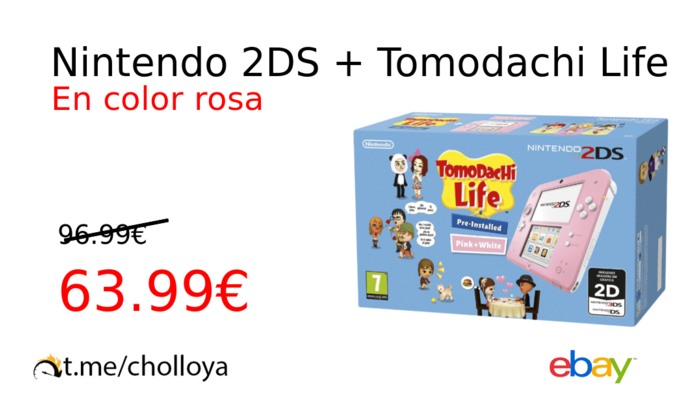 Nintendo 2DS + Tomodachi Life