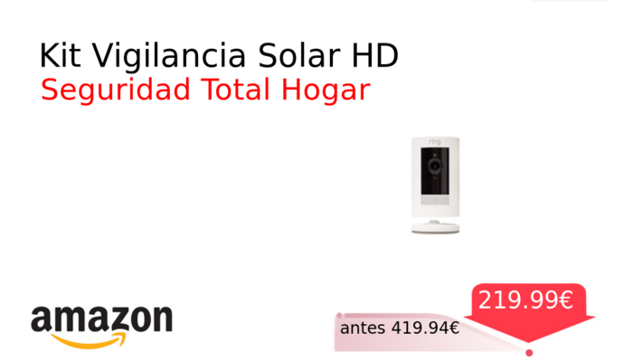 Kit Vigilancia Solar HD