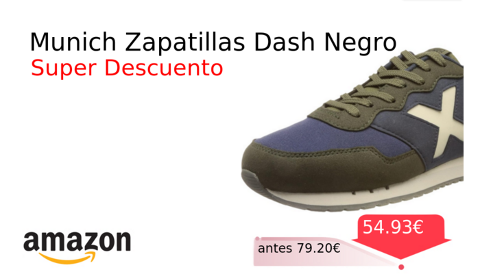 Munich Zapatillas Dash Negro