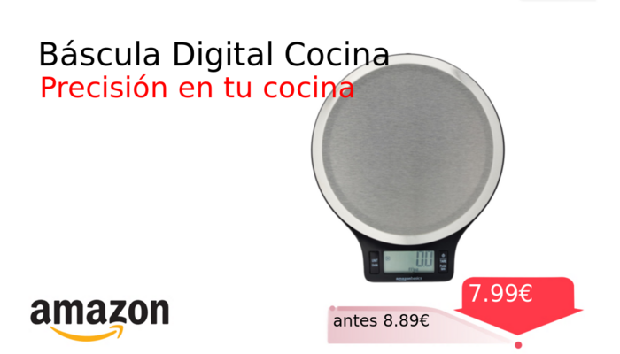 Báscula Digital Cocina
