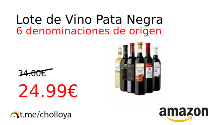 Lote de Vino Pata Negra