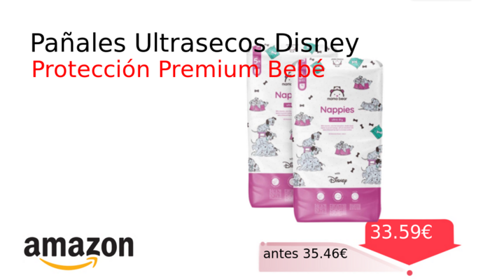 Pañales Ultrasecos Disney