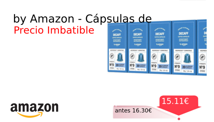 by Amazon - Cápsulas de
