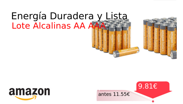 Energía Duradera y Lista
