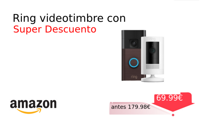 Ring videotimbre con