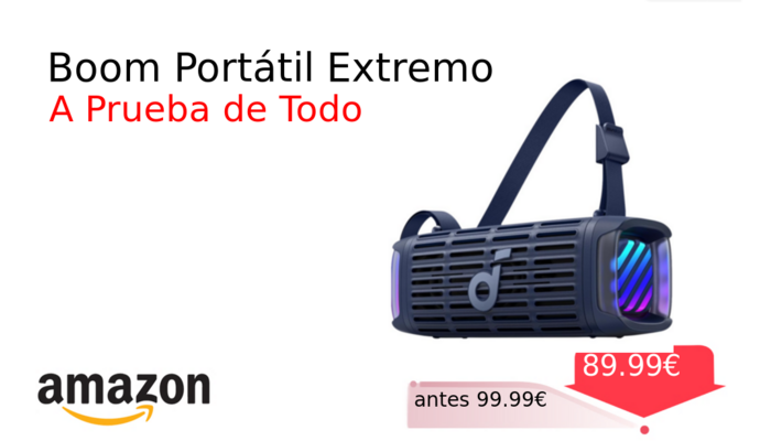 Boom Portátil Extremo