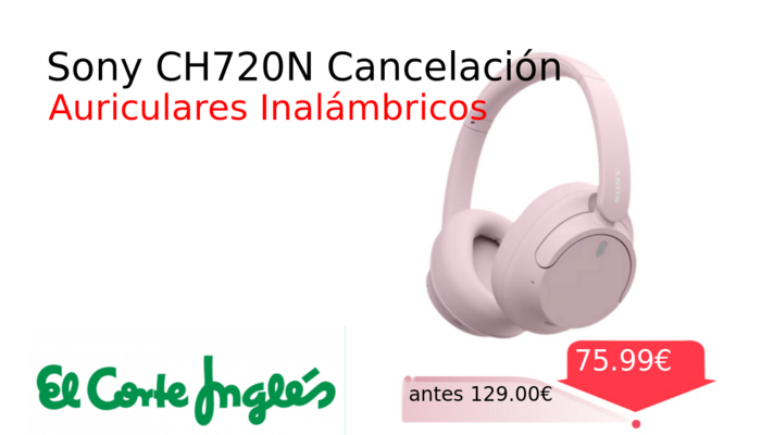 Sony CH720N Cancelación